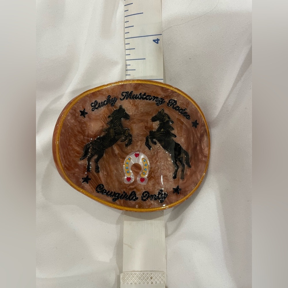 Lucky Mustang Rodeo Hair Clip - Picture 5 of 6